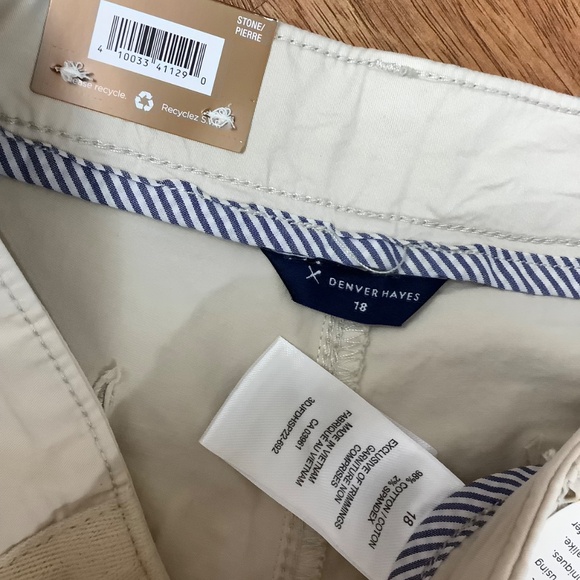 NWT Denver Hayes Womens Shorts Sz 18 - Picture 3 of 11